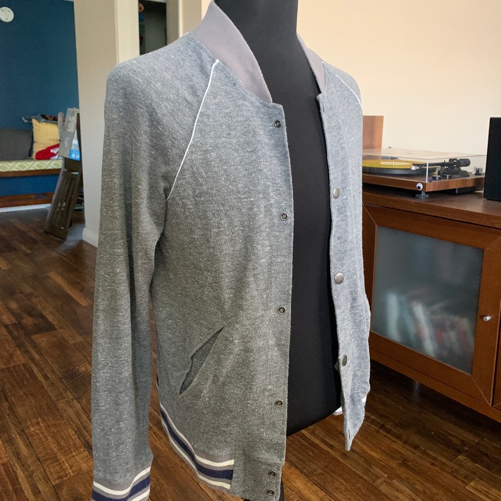 Alternative Earth Gray Baseball Jacket - image 2